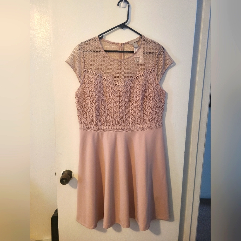 H&M Blush Pink Dress L